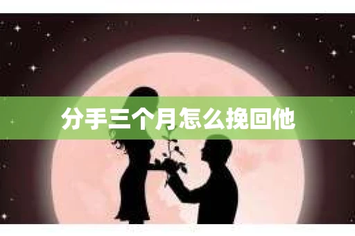 分手三个月怎么挽回他