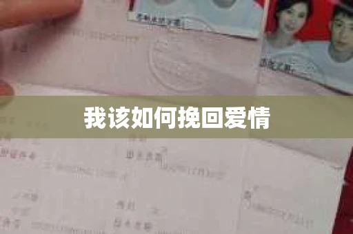 我该如何挽回爱情
