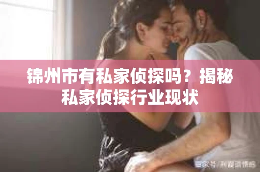 锦州市有私家侦探吗？揭秘私家侦探行业现状