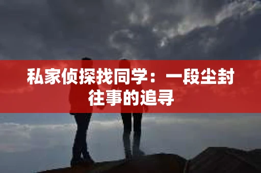 私家侦探找同学：一段尘封往事的追寻