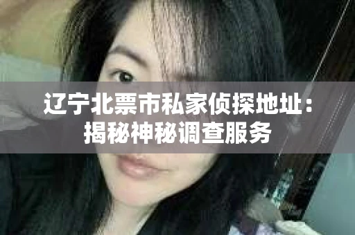 辽宁北票市私家侦探地址：揭秘神秘调查服务