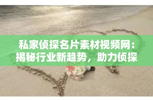 私家侦探名片素材视频网：揭秘行业新趋势，助力侦探事业腾飞