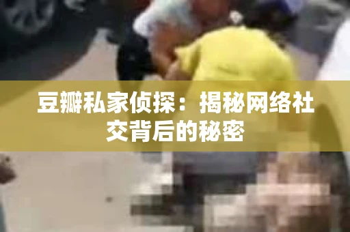 豆瓣私家侦探：揭秘网络社交背后的秘密