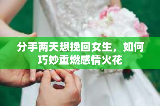 分手两天想挽回女生，如何巧妙重燃感情火花