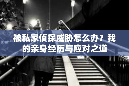 被私家侦探威胁怎么办？我的亲身经历与应对之道